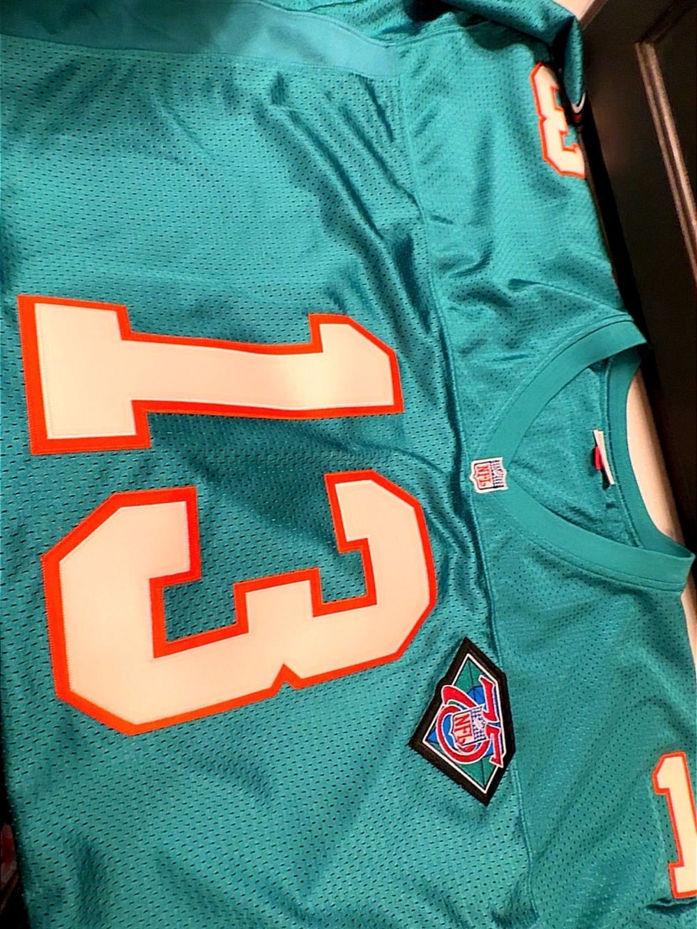 Miami Dolphins Dan Marino 1994 Throwback Aqua Authentic Jersey